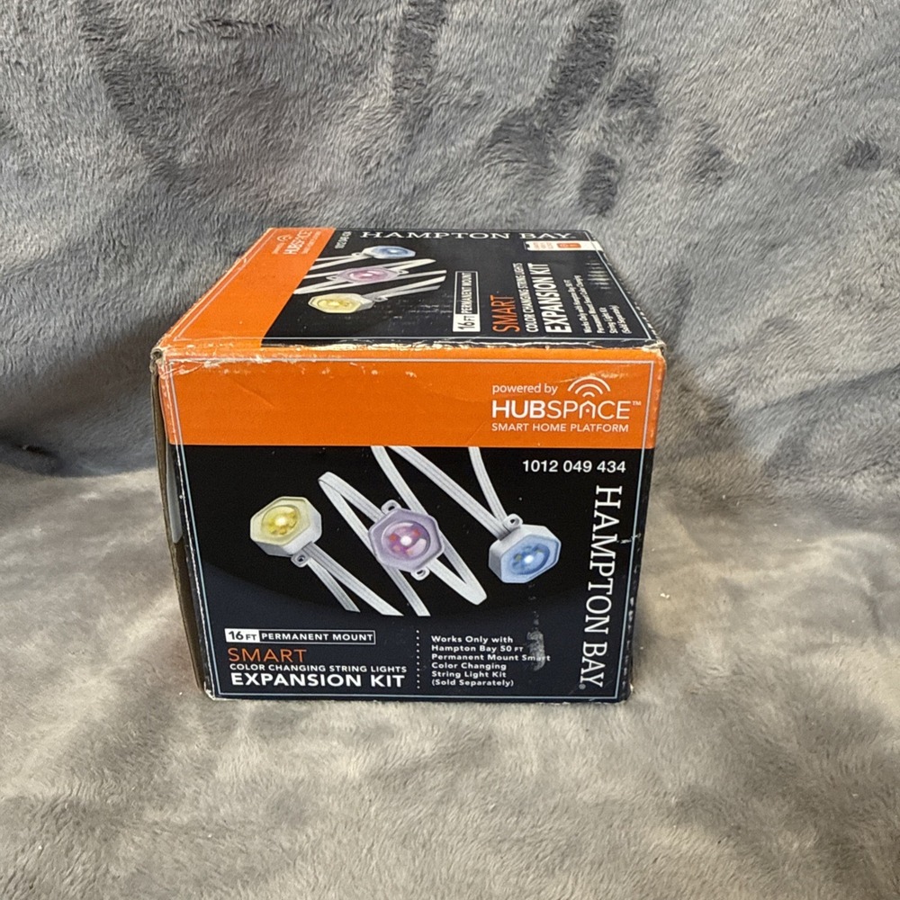 Hampton Bay 10-LED 16.4' Plug-in Mini Integrated LED String Light Expansion Set - Picture 2 of 5